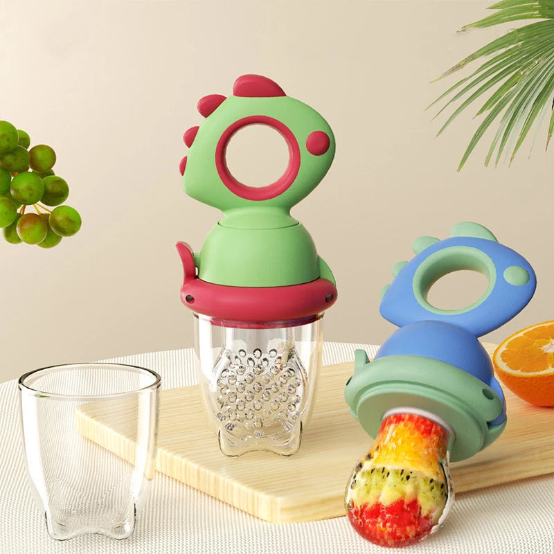 Dino Twist Baby Fruit Feeder 🦖